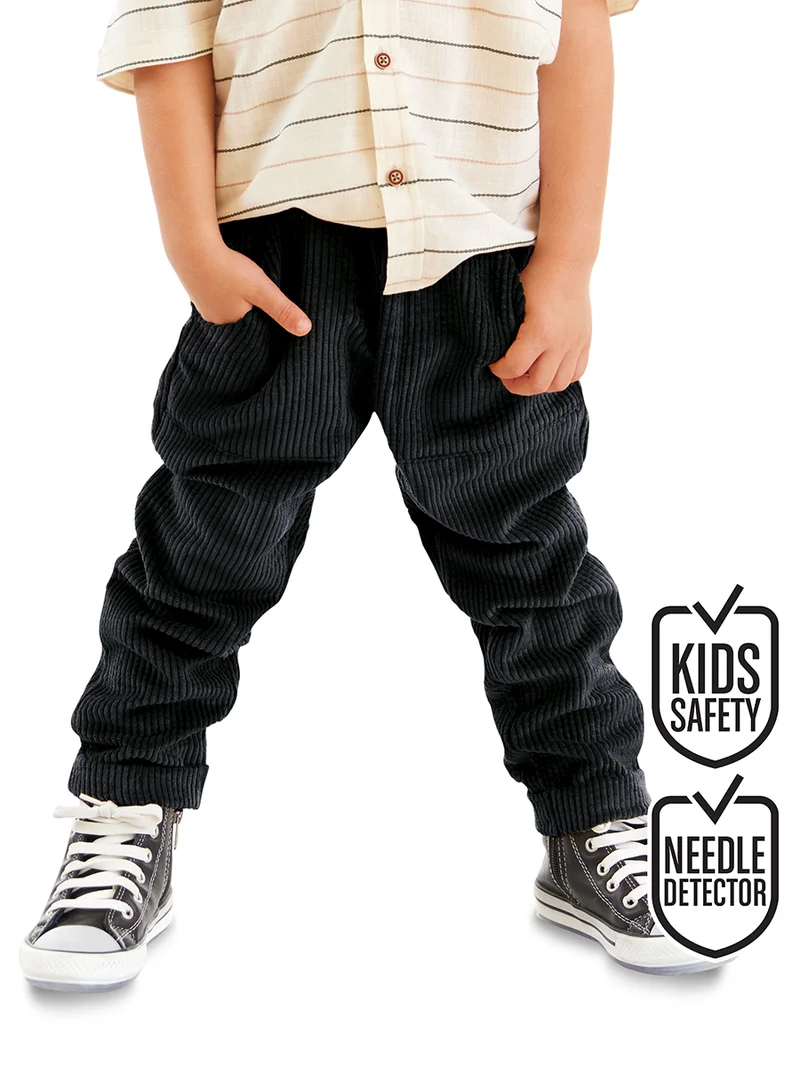 MSHB&G Boy Velvet Black Pants